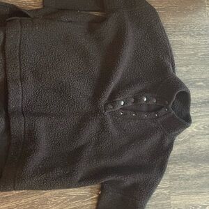 Aerie Black Teddy Jacket